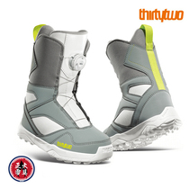 Normalizing ski equipment]2021 32 thirtytwo snowboard childrens snowboard shoes BOA wire buckle children
