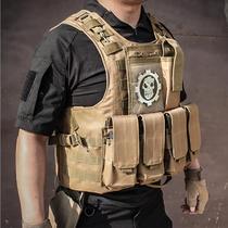 Tactical vest lightweight belly pocket multi-functional tactical chest armor quick breaking air-breaking combat vest equipment male