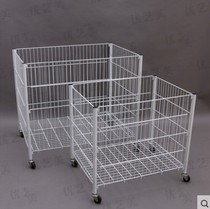 Promotional car shopping mall storage cage cargo transport car family clothes cage mall factory mobile car