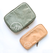 MORE THAN PAPER Dubon PAPER brush bag cosmetic brush large capacity storage bag large pen bag waterproof