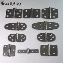 Stainless steel hinge 304 thickened electric case electric cabinet hinges heavy industrial synthetic leaf flat open folded hinge foldout