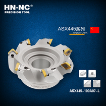 Heiner ASX445L-50 63 80 100 125 reverse plane 45 degree CNC milling cutter disc Alloy Tool