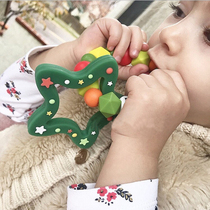 Mothers sending tooth grinding silicone star Pentagon grinding teeth - boiled toys