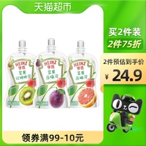 Heinz puree baby baby complementary puree snacks grapefruit puree Western Orchard 78g * 3 bags