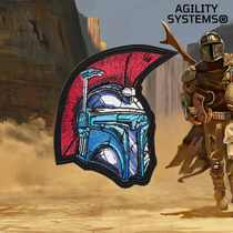 AGILITY SYSTEMS Mandalore Sparta Jangofet Velcro Armband Morale Medal