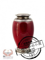 The urn beautiful glass cremation cremation red funeral for adult ashes
