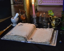 Pages American hand made special limited retro witch magic pattern old parchment