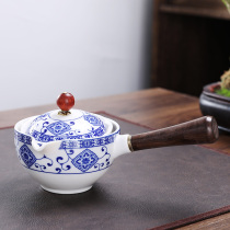 Carefree tea maker Lazy Man Automatic Kung Fu Teapot Tea Tea Set 360 Degrees Rotary Teapot for Easy Bubble Teapot