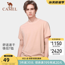 Camel outdoor quick-drying T-shirt mens short-sleeved 2021 summer thin sports top Womens running suit casual quick-drying clothes