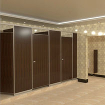 Public toilet partition wall panel PVC anti-double special waterproof board simple self-loading school toilet partition door panel