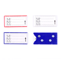  Magnetic label shelf identification card inventory material card with inner paper card on the back of 4 strong magnets adsorbed on the iron frame