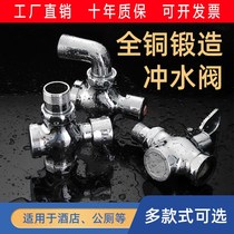 Hand-pressed all copper Flushing Valve toilet urinal pedal squatting toilet delayed Flushing Valve stool old valve