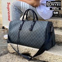  Portable travel bag Mens short-distance duffel bag large capacity travel boarding bag business travel bag Business luggage big bag