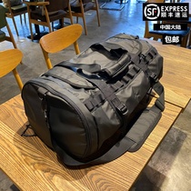  Multifunctional travel backpack mens double shoulder bag single shoulder oblique cross tote bag Travel business trip boarding duffel bag large capacity