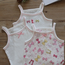 Children and girls camisole cotton knitted bottoming underwear comfort type