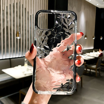 New Apple 13 12 transparent 11promax diamond pattern for mobile phone case iphoeXR border color