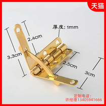 Wooden box small hinge seven-character hinge airplane hinge gift hinge thousand catty hinge jewelry box secret hinge
