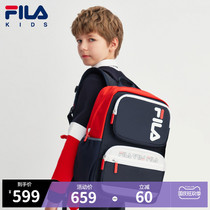 FILA KIDS Philharmonic childrens backpack 2021 new boys and girls large capacity senior school bag tide