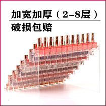 High-grade thickened and widened nail polish multi-layer display rack Nail oil glue storage box Nail shop transparent acrylic display