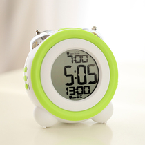 Electronic bell alarm clock mute luminous fashion snooze alarm clock student trouble watch bedside clock small alarm clock timer