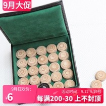 Hot stamping table club leather head multi-layer leather head snooker nine-ball head American club leather head H