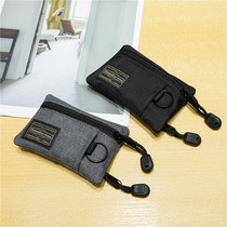 New Brief Zero Wallet Key Bag Card Bag Short Style Individuality Youth Multifunction Multiple Use Cutting Sleeve Small Hanging Bag