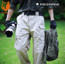 PROPPER brand tactical pants beauty version Executive executive grid cloth training pants anti-scratch wear-resistant multi-pocket overalls pants