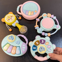 Baby toy Baby over 6 months Early education puzzle hand grab rattles Boys and girls 0-1 years old 8 music hand clap drums 3