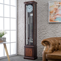 Hanshi living room floor clock European simple retro solid wood table clock German movement vertical floor clock HG2102