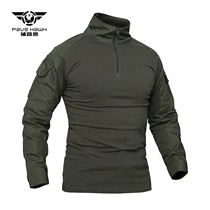 Black tactical GEN2 frog suit tight quick-dried frog skin training suit long sleeve T-shirt outdoor combat uniform size