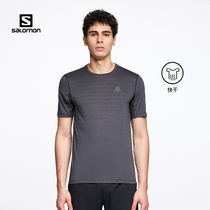 Salomon Salomon mens quick-drying short-sleeved 21 spring and summer new outdoor running sports T-shirt breathable XA tee