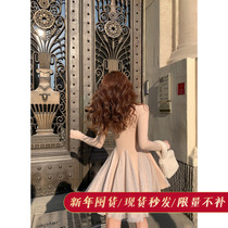Q women's knitting dress women's long sleeve autumn and winter 2019 new yarn mesh splicing temperament slim bottomed wool dress