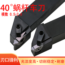 40 degree CNC blade vertical mounted worm turning tool alloy knife grain t-thread spiral milling modulus M0 5 0 8-2