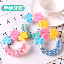 Baby molars stick tooth gum toys baby molars boiled food grade silicone 4-5-6 months or more rattle