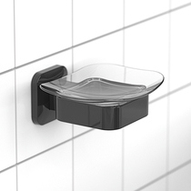 Soap rack bathroom toilet non-perforated wall-mounted soap box sub-bathroom toilet household soap drain rack
