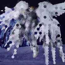 Spot MC Model 1 100 fix flying wing hair white snow Ji flying wing zero alloy skeleton finished product