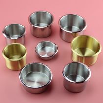 Size copper cup Stainless steel cola cup holder Ashtray Texas Holdem table Entertainment game table accessories