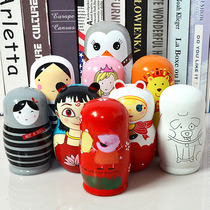 Russian characteristic wooden 10-layer doll Chinese style creative holiday gift hand-painted wooden DIY toy clearance