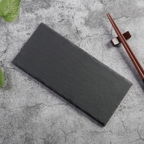 Natural Black Rock board gourmet shooting dessert baking dish photo dinner plate mat photo props background board