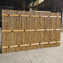 Japanese courtyard bamboo fence fence fence outdoor garden balcony layout carbonized anticorrosive bamboo home decorative bamboo