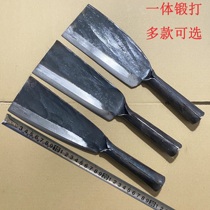 Flat-mouth iron handle forged Hacket iron handle Hatch chopping wood sickle Earth Hatch outdoor agricultural knife open fishing knife