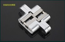 Cross hinge hinge folding door stable door stainless steel hinge hinge concealed hinge dark door hinge
