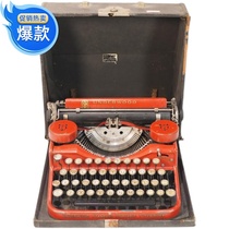 1920 antique Underwood Underwood 4Bank old mechanical English typewriter Jingzi same model