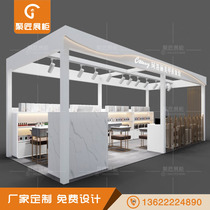 Shopping mall Nakajima Nail tattoo embroidery eyelash showroom Custom modeling Wrought iron outer frame design Beauty makeup mirror cabinet