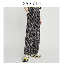 DAZZLE Landscape 2009 Autumn Dress New Style Easy and Comfortable Euro-American Wind Printed Trousers 2G3Q4086A
