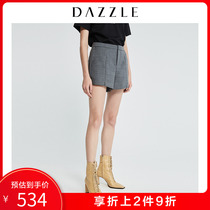 DAZZLE Landscape Autumn Dress New Style Simple Style A Gray Stitching Leisure Shorts 2F4Q1041E