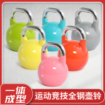 Private teaching competitive pot Suzuki all-steel girls home practice hip deep squatting solid cast iron dumbbells for mens fitness sports