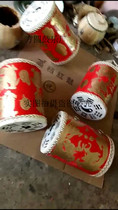 Four-barrel drum straight drum Taiping drum can be customized