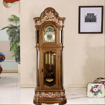 German Hermler mechanical floor clock European Villa vertical living room clock Chinese retro American pendulum clock Classical