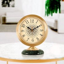 Pure Brass Seat Clock Bench Clock Table table Living room minimalist home clock sitting clock modern fashion pendulum clock creative clock